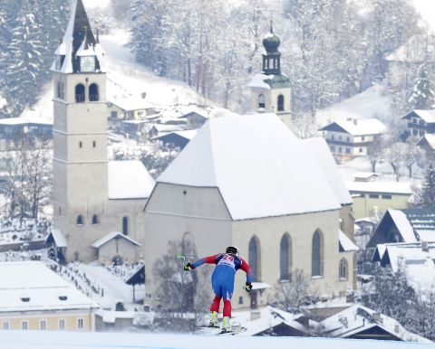 Kitzbuhel is an historic town in Austria's Tyrol region, with charming cobbled streets and traditional architecture.