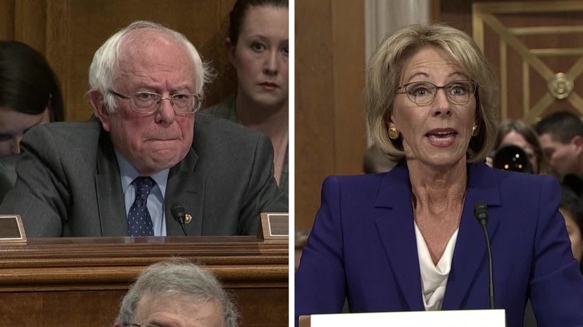 Democrats Challenge Trump S Education Pick Cnn Democrats Challenge Trump S Education Pick Cnn