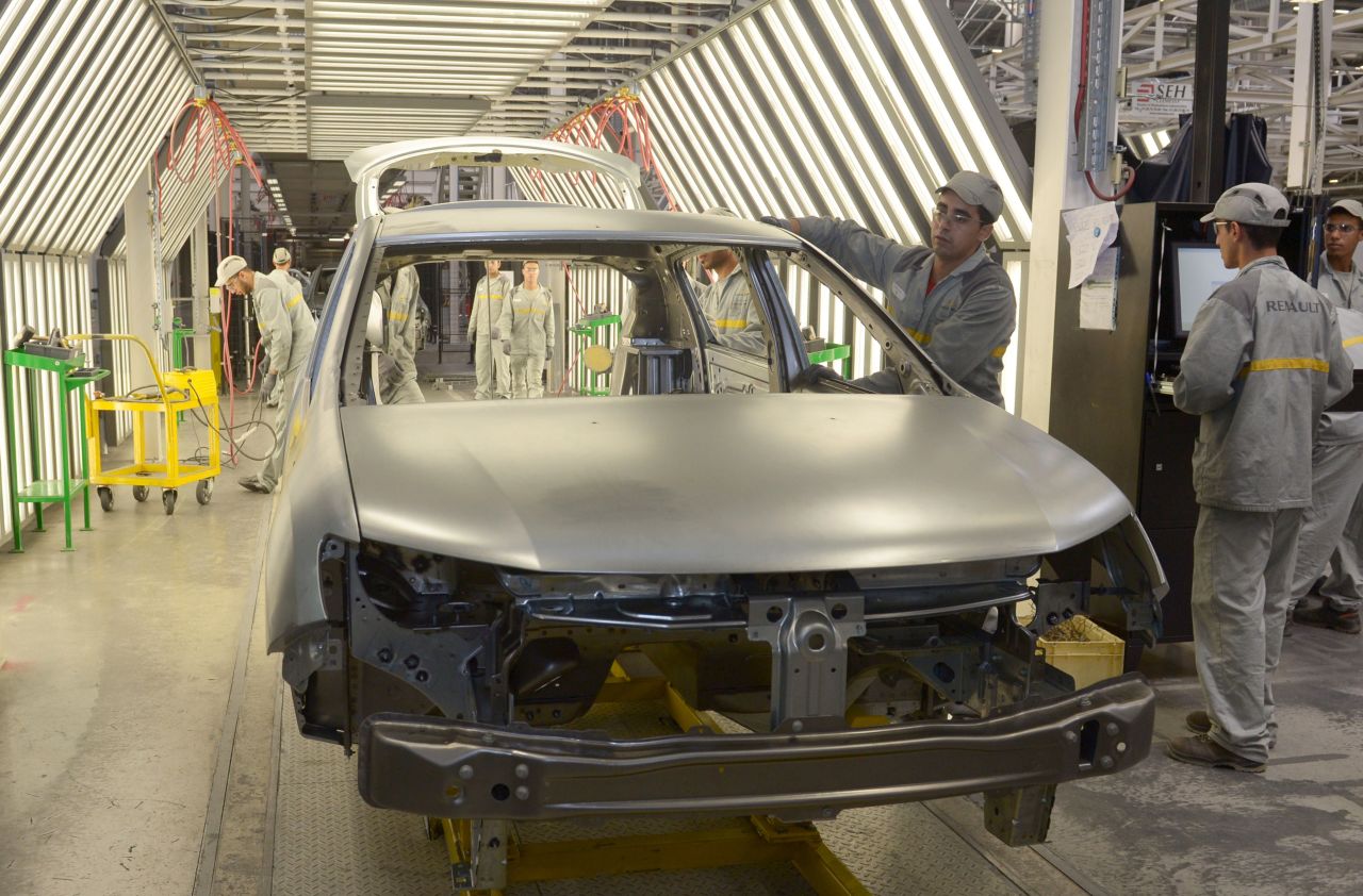 The new train line could provide a boost to Morocco's auto industry. 