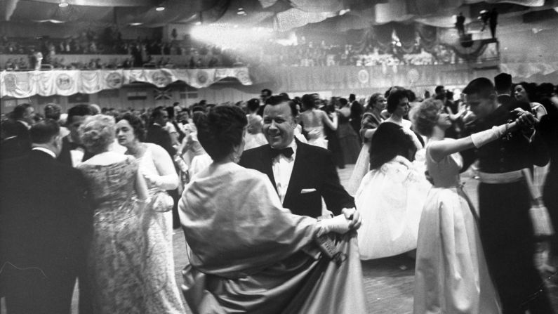 A view from the inaugural gala. Some 34 months after his inauguration, Kennedy was assassinated in Dallas on November 22, 1963. Kennedy is remembered for his creation of the Peace Corps, his leadership during the Cuban missile crisis, his goal to put man on the moon and his dedication to civil rights in America. "A man may die, nations may rise and fall, but an idea lives on," Kennedy once said.