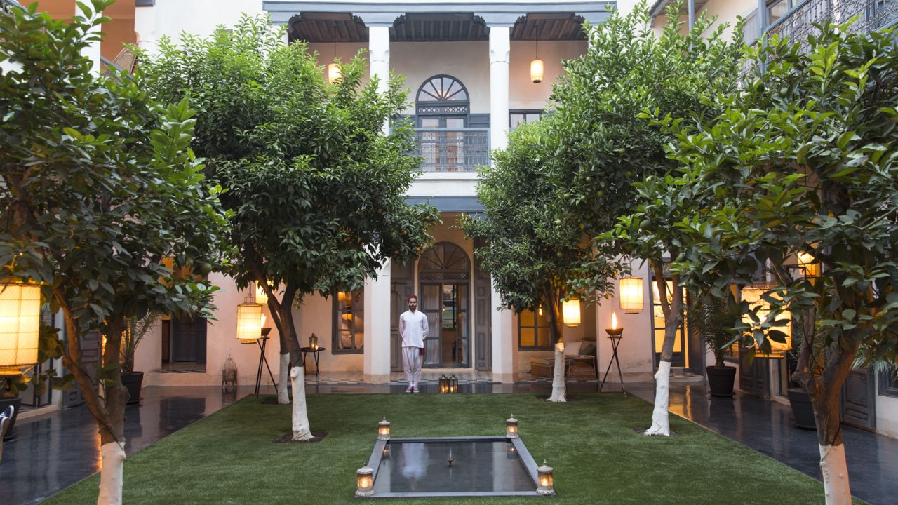 <strong>Riad de Tarabel (Marrakech):</strong> The elegant Riad de Tarabel is a boutique hotel inside a French colonial-style mansion. 