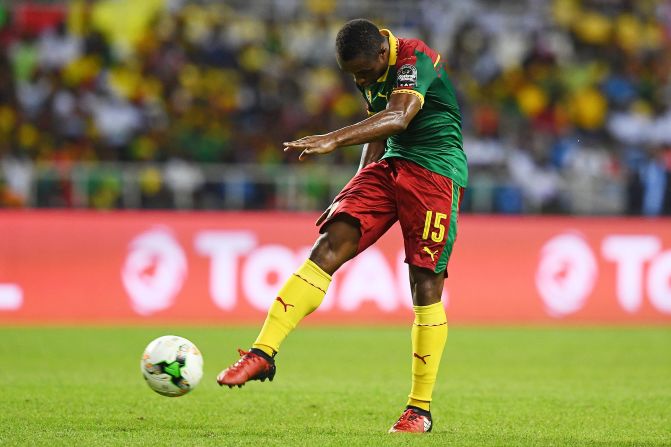 It was some way to notch your first ever international goal, but the Cameroon players weren't in any mood to be beaten, with midfielder Sebastien Siani kickstarting the comeback with a strike from 20 yards. 