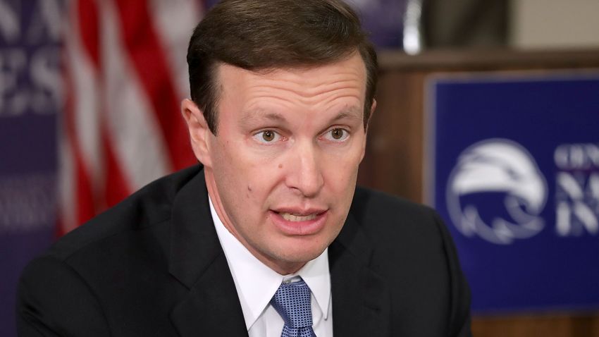 Sen. Chris Murphy (D-CT) participates in a discussion about legislation to halt the sale of some weapons to Saudi Arabia at the Center for the National Interest September 19, 2016 in Washington, DC.