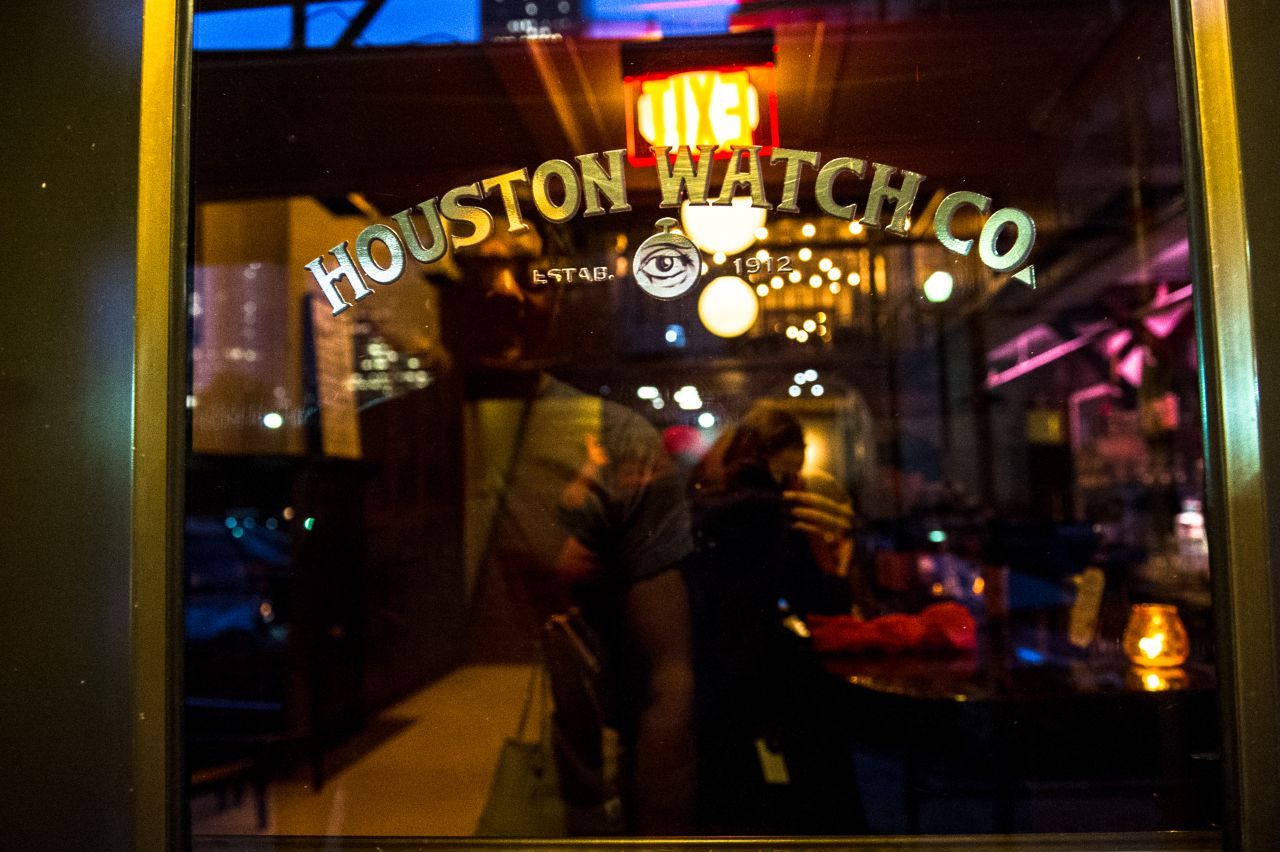 <strong>Houston Watch Co.</strong> -- Graced with an effortless speak-easy vibe, the door of this two-level craft cocktail lounge is easy to blithely blow past. Don't.