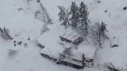 Avalanche buried a hotel in central Italy earlier today.