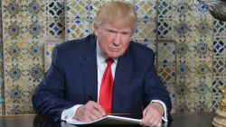 Donald Trump inaugural speech writing photo