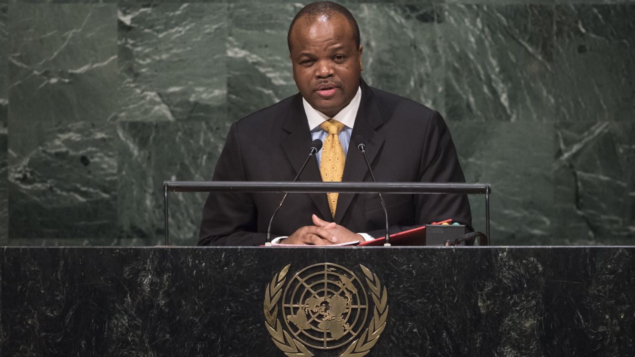 Swaziland's King Mswati III