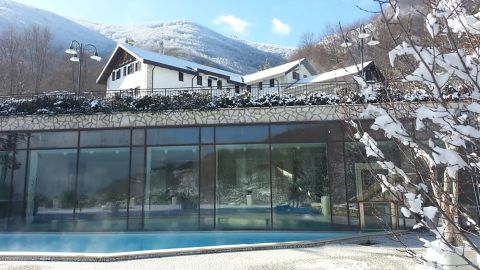 The Hotel Rigopiano in central Italy, in a photo taken before the avalanche.
