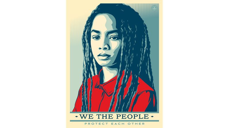 Fairey said he created the images in order to "make sure people remember that 'we the people' means everyone." The free to download posters were released online in partnership with the <a href="index.php?page=&url=http%3A%2F%2Ftheamplifierfoundation.org%2Fwtp_wmw_highresart%2F" target="_blank" target="_blank">Amplifier Foundation</a>. 