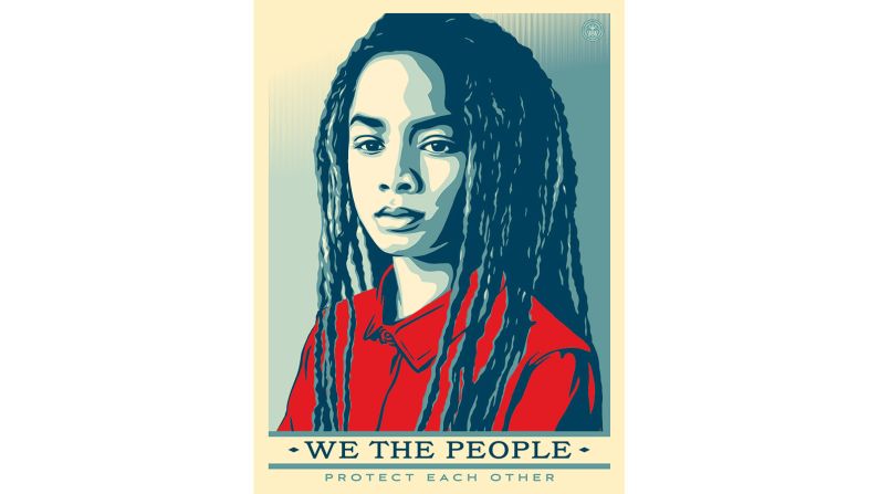 Fairey said he created the images in order to "make sure people remember that 'we the people' means everyone." The free to download posters were released online in partnership with the <a href="index.php?page=&url=http%3A%2F%2Ftheamplifierfoundation.org%2Fwtp_wmw_highresart%2F" target="_blank" target="_blank">Amplifier Foundation</a>.