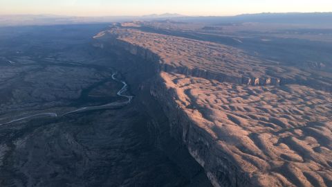 The scenic mountains, canyons, and desert that make up the Big Bend region on the west Texas-Mexico border spans an elevation of less than 1,800 feet along the Rio Grande to nearly 8,000 feet in the Chisos Mountains.