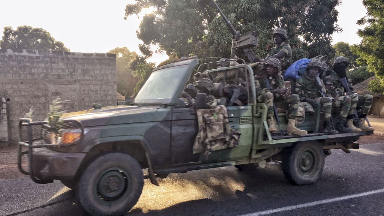 The Senegalese soldiers are tasked with removing Gambia's Yahya Jammeh if he doesn't step down.