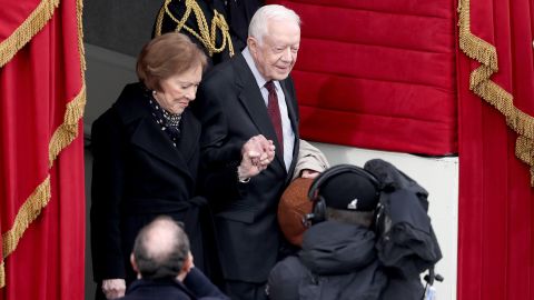 Former President Jimmy Carter and wife Rosalynn