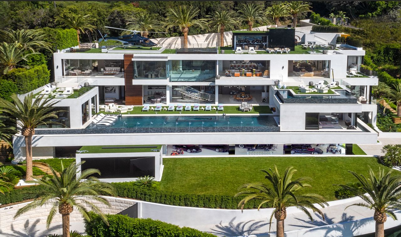 This Bel Air home, priced at $250 million, has claimed the title of most expensive home listed in the US. 