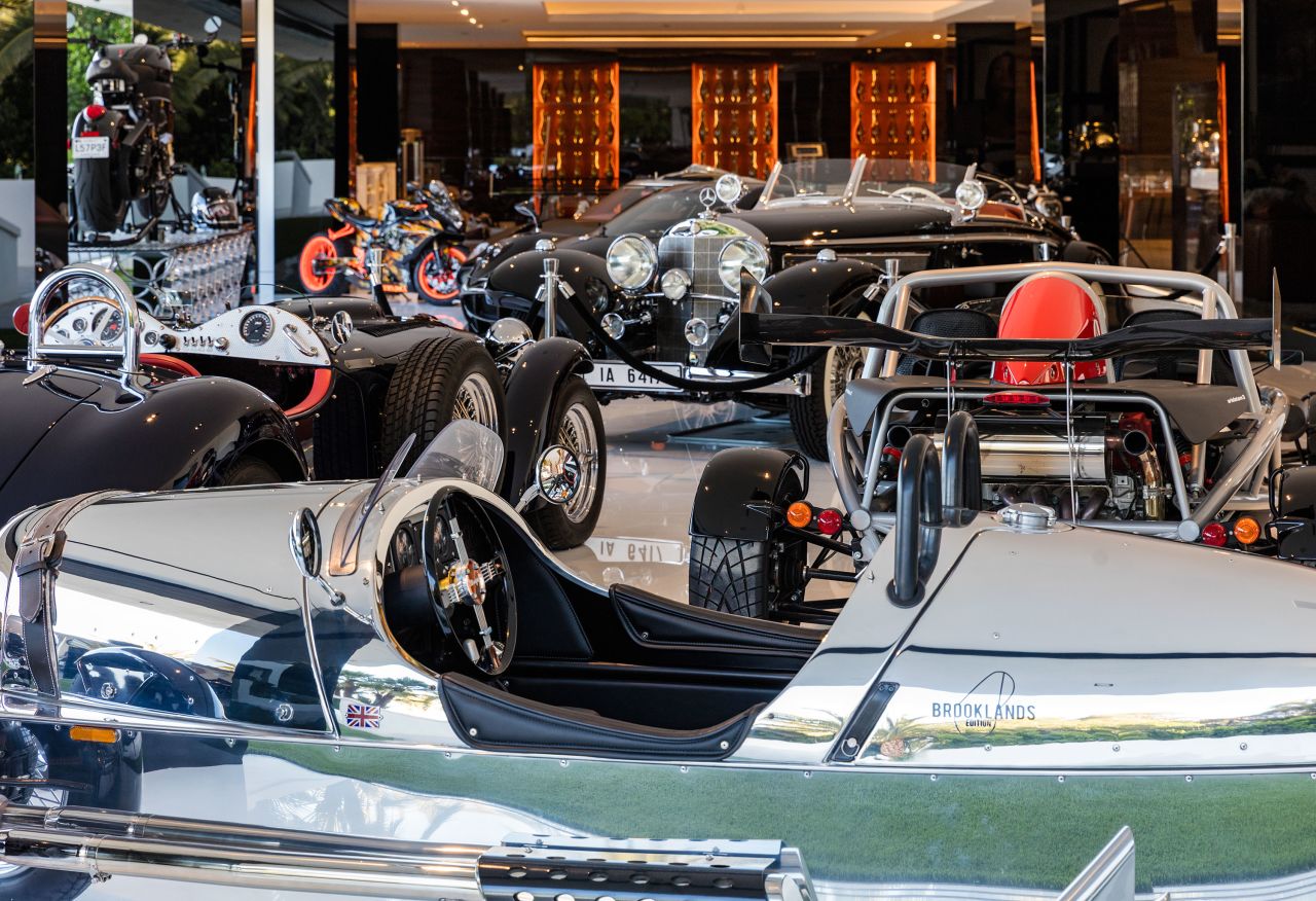According to the developer, the cars are collectively valued at over $30 million.
