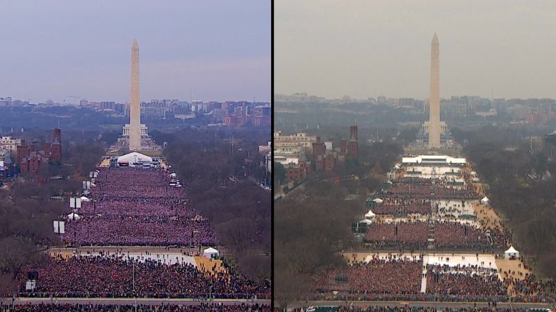 Inaugural Crowd Sizes: Trump V. Obama | CNN