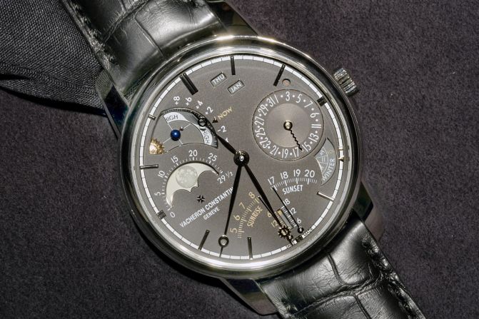 "This incredible 45mm wristwatch <a target="_blank" target="_blank">holds</a> 23 complications, and is arguably the most precise and detailed calendar and astronomy wristwatch in the world. What's more, it's actually wearable! This is a marked shift away from complications for complications sake, and tells everyone else the wearability is a must." -- Benjamin Clymer