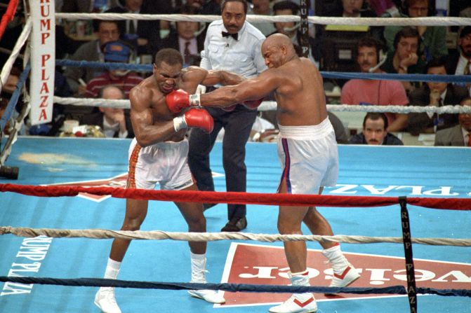In the 1980s, Trump entered the boxing market and began hosting fights at his Trump Plaza in Atlantic City -- one early bout involved former heavyweight champion Mike Tyson. 