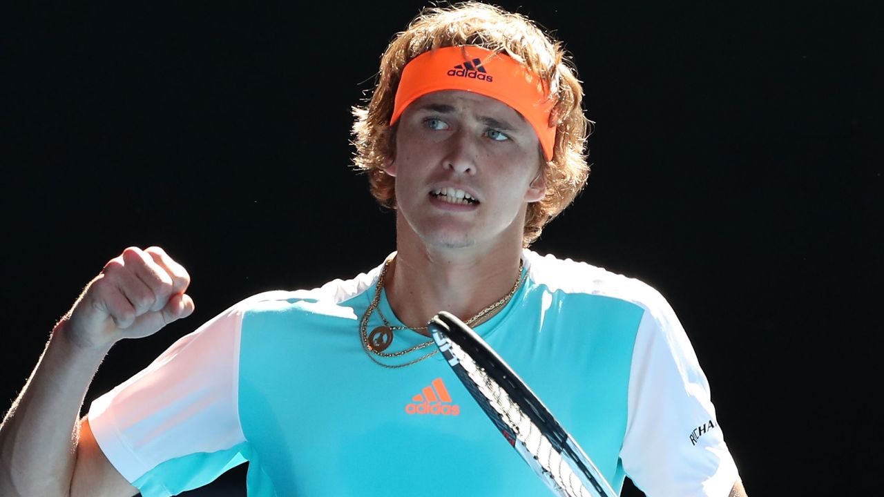 Zverev is currently ranked third in the world