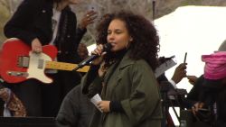 Alicia Keys slams at the Women's March on Washington