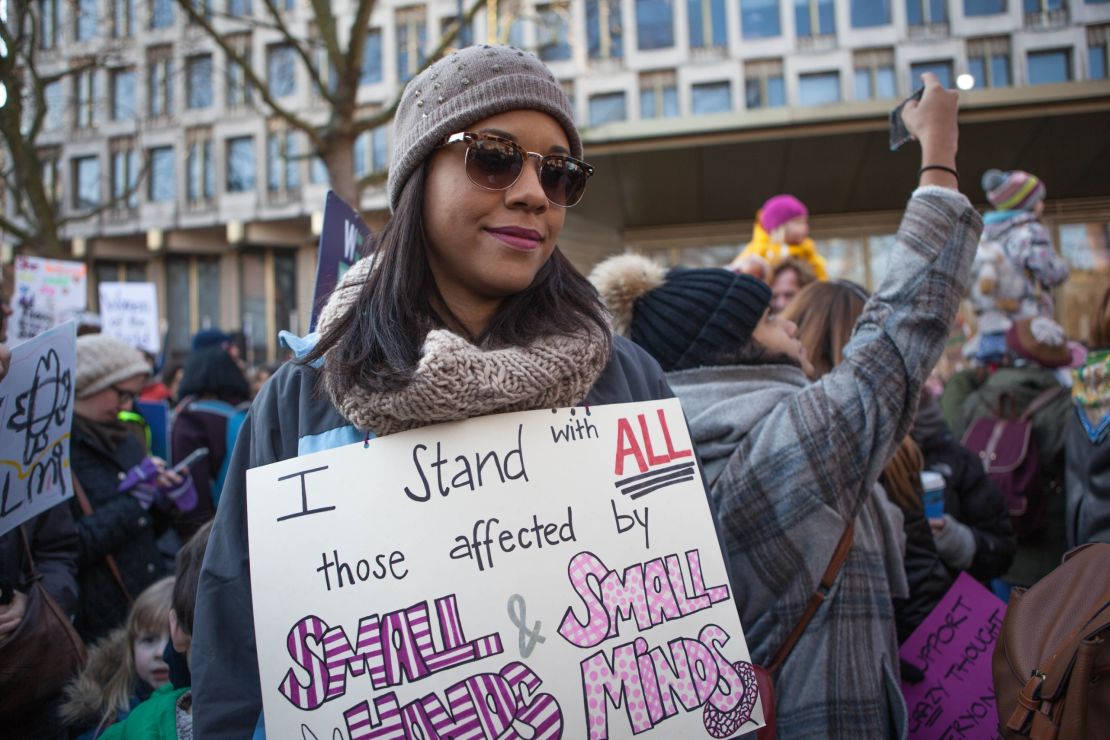 Rachel Callender, 25, originally from Trinidad and Tobago.