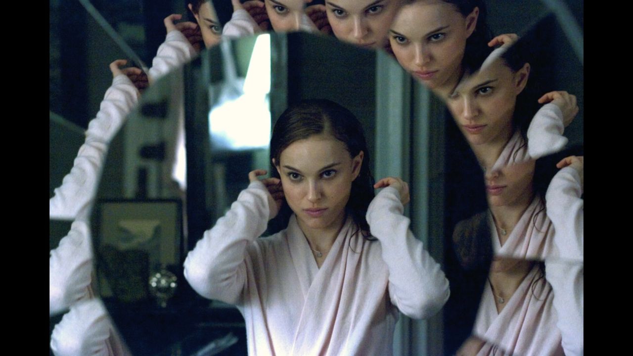 "Black Swan" features imagined scenes between Natalie Portman, who plays a ballerina, and a fellow dancer played by Mila Kunis. However, Portman's character also exhibits signs of a psychotic disorder, which is separate from dissociative identity disorder.