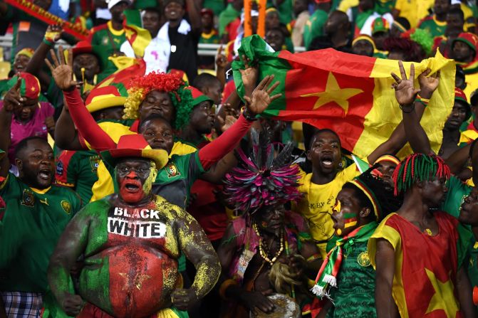 Cameroon supporters had plenty to cheer about as their side progressed out of the group stages.