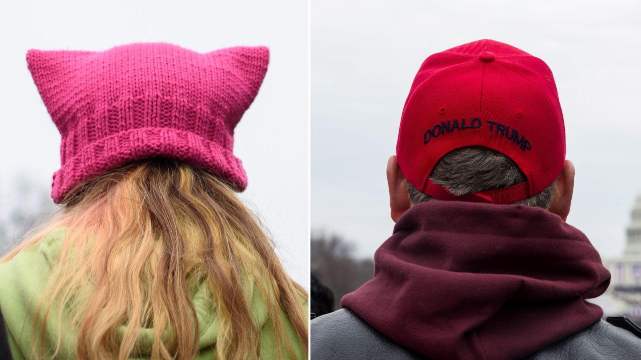political hats split