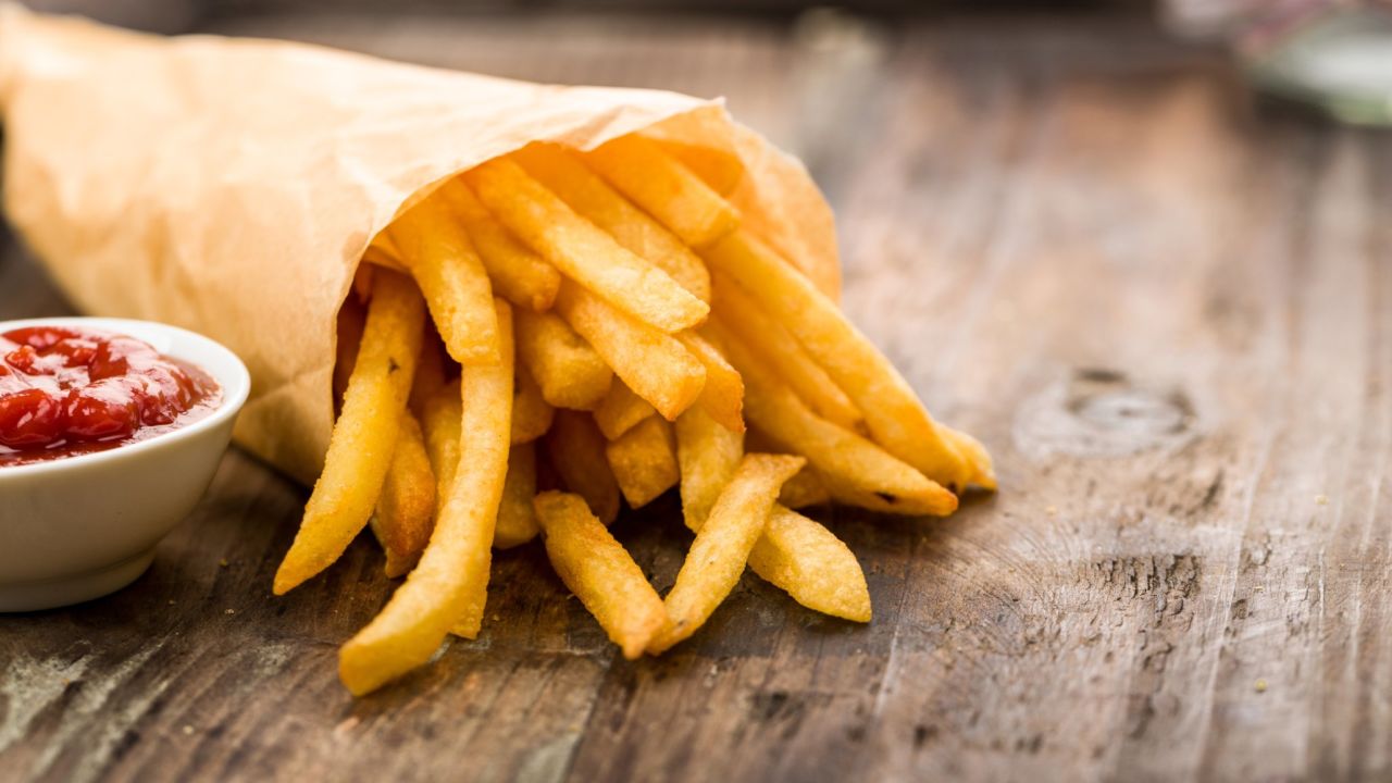 French fries also produce acrylamide as they are fried at high temperatures. Temperatures above 120 degrees Celsius (248 degrees Fahrenheit), are required for the compound to be produced.