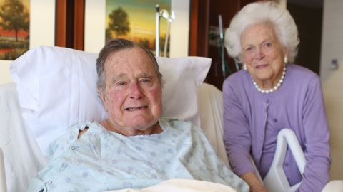 George H.W. Bush and Barbara Bush plan to attend Houston's Super Bowl just days after being hospitalized.