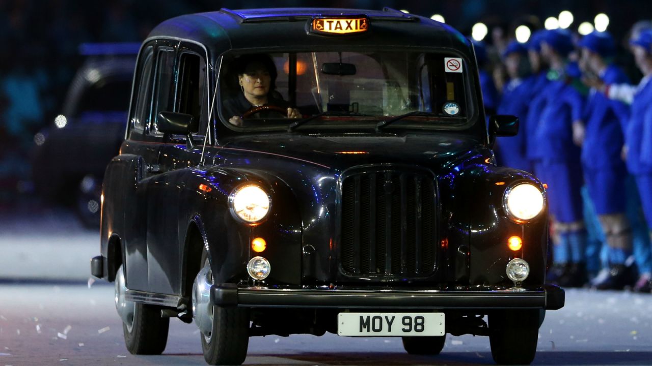 Now appearing in a variety of makes and colors, the legendary London black cab, also called a Hackney carriage, evolved from the horse-drawn 17th century horse-drawn Hackney coaches. <br />