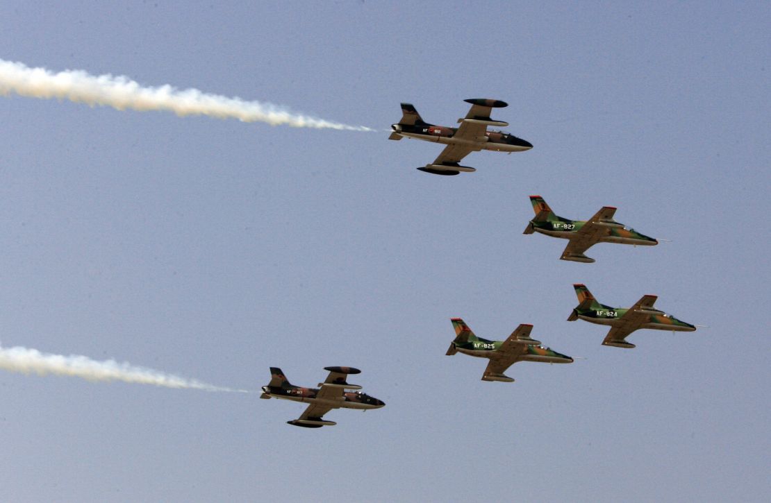 Zambia is using its air force against the pests. 