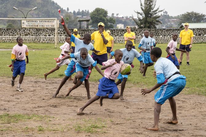 Tharcisse, a genocide survivor, played for the national side -- the Silverbacks -- went into coaching, and is now general secretary of Rwanda Rugby.