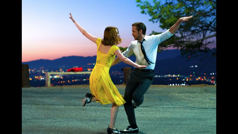 "La La Land" <a href="index.php?page=&url=http%3A%2F%2Fwww.cnn.com%2F2017%2F01%2F24%2Fentertainment%2Foscar-nominations-2017%2Findex.html" target="_blank">danced away with a record-tying 14 Oscar nominations,</a> including one for <strong>best picture</strong>. Also nominated in this category are "Arrival," "Fences," "Hacksaw Ridge," "Hell or High Water," "Hidden Figures," "Lion," "Manchester by the Sea" and "Moonlight."