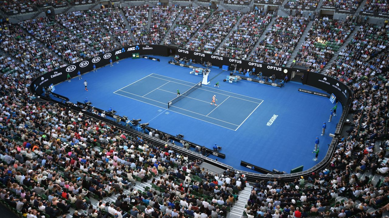 The Australia Open is the first of the four Grand Slam tennis events of the year.