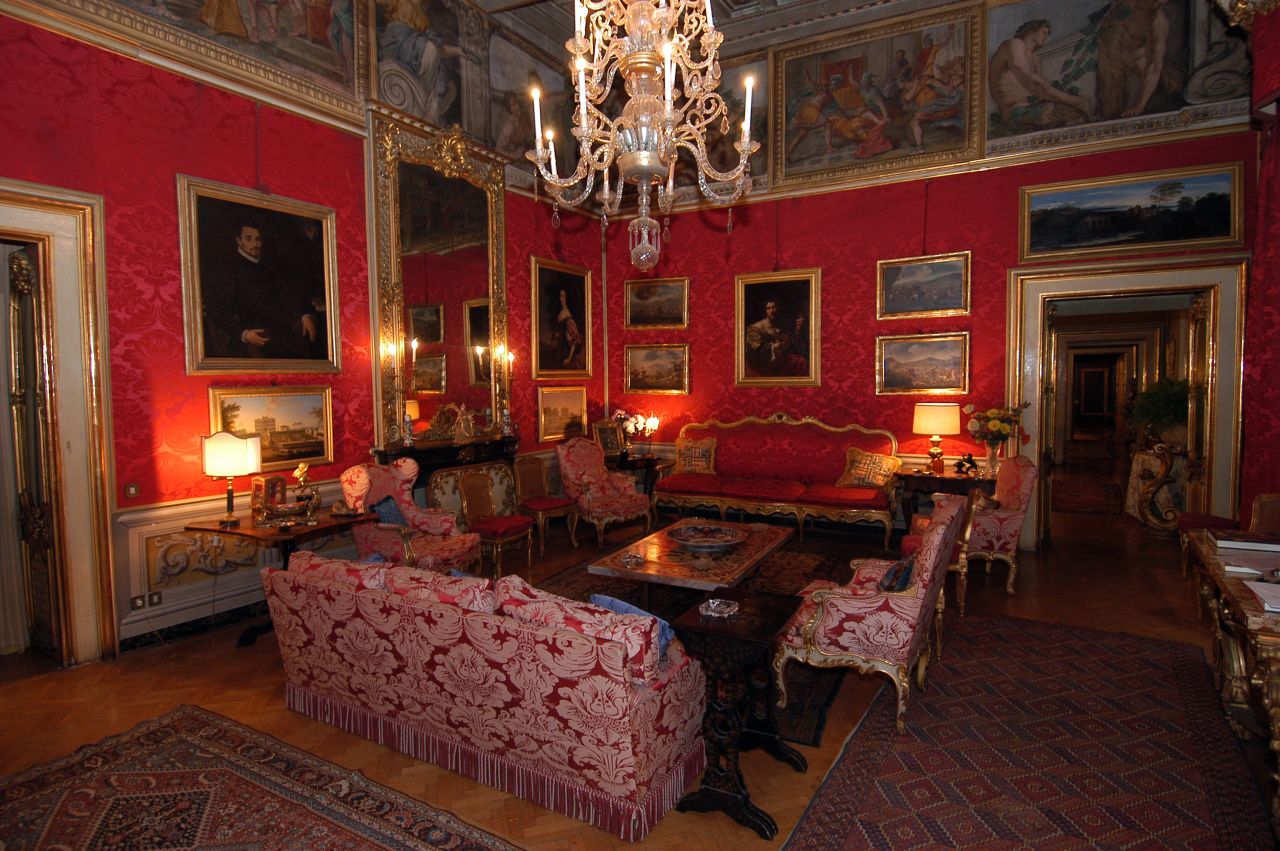 Marquis Corso Patrizi Montoro leads tours of his home, Palazzo Patrizi Montoro, which has been in the family since 1642. In addition to tours, visitors can host private events in the lavish rooms.