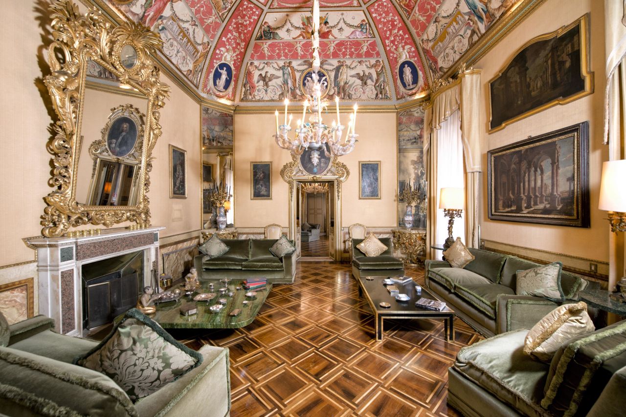 Some of Rome's private palazzos are open to guests for tours and sometimes overnight stays. The Residenza Ruspoli Bonaparte dates back to the 1500s. It offers three luxurious guest suites.