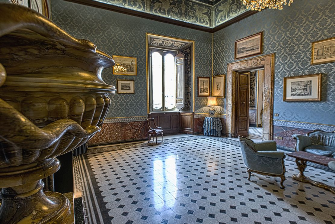 The lavish 16th-century Palazzo Ferrajoli is open for tours.