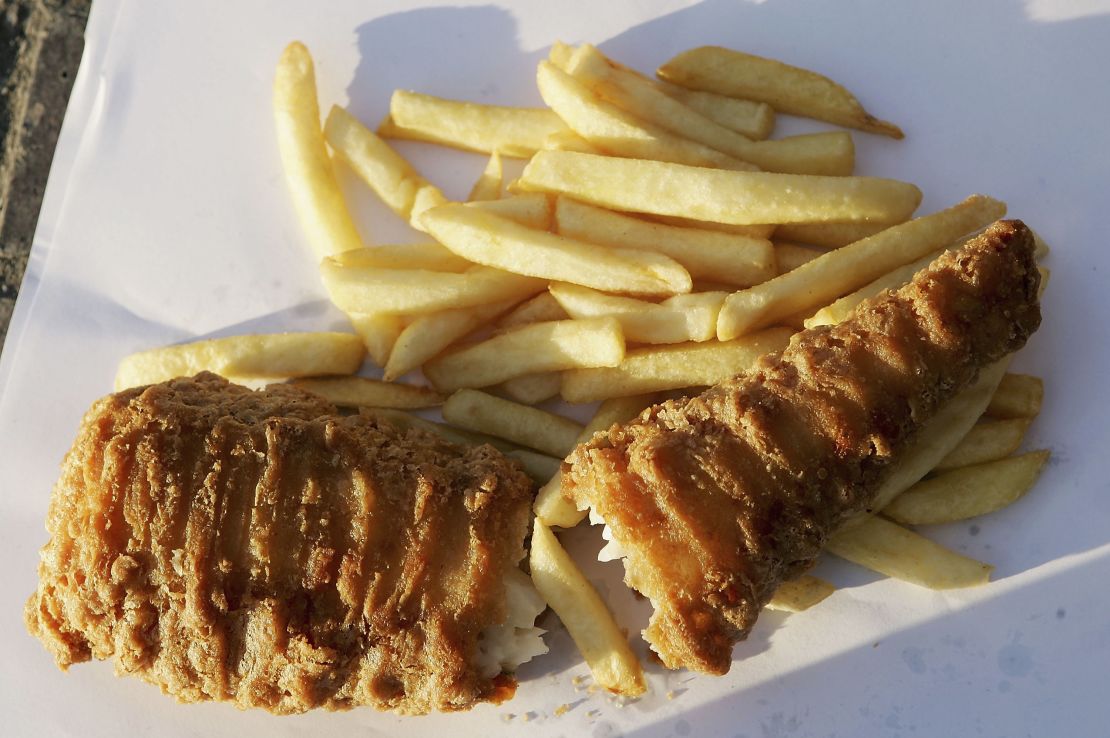 Fish and chips -- not just for Fridays.