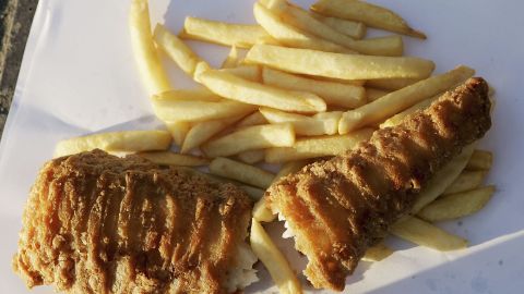 Fish and chips -- not just for Fridays.
