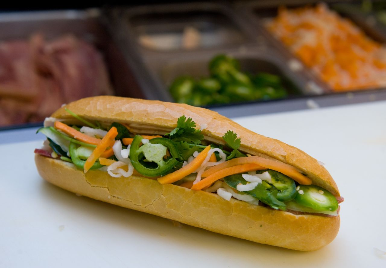 The world-famous banh mi sandwich.