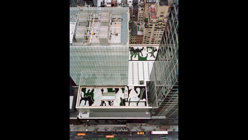<strong>Museum of Modern Art Roof Garden, New York City:</strong> MOMA guests can't visit the museum's roof to explore landscape designer Ken Smith's creation. Created using only man-made materials -- the roof could not support the weight of a natural garden -- the camouflage-like creation can actually only be spotted from neighboring buildings. Very modern.