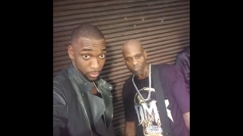 Comedian Jay Pharoah snaps a selfie with rapper DMX on Friday, January 13. "No need for a caption just know..THIS S--- WAS EPIC," <a href="https://twitter.com/JayPharoah/status/819915756812939264" target="_blank" target="_blank">Pharoah tweeted.</a>
