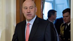 WASHINGTON, DC - JANUARY 22: Gary Cohn, director of the U.S. National Economic Council, arrives to a swearing in ceremony of White House senior staff in the East Room of the White House on January 22, 2017 in Washington, DC. Trump today mocked protesters who gathered for large demonstrations across the U.S. and the world on Saturday to signal discontent with his leadership, but later offered a more conciliatory tone, saying he recognized such marches as a "hallmark of our democracy." (Photo by Andrew Harrer-Pool/Getty Images)