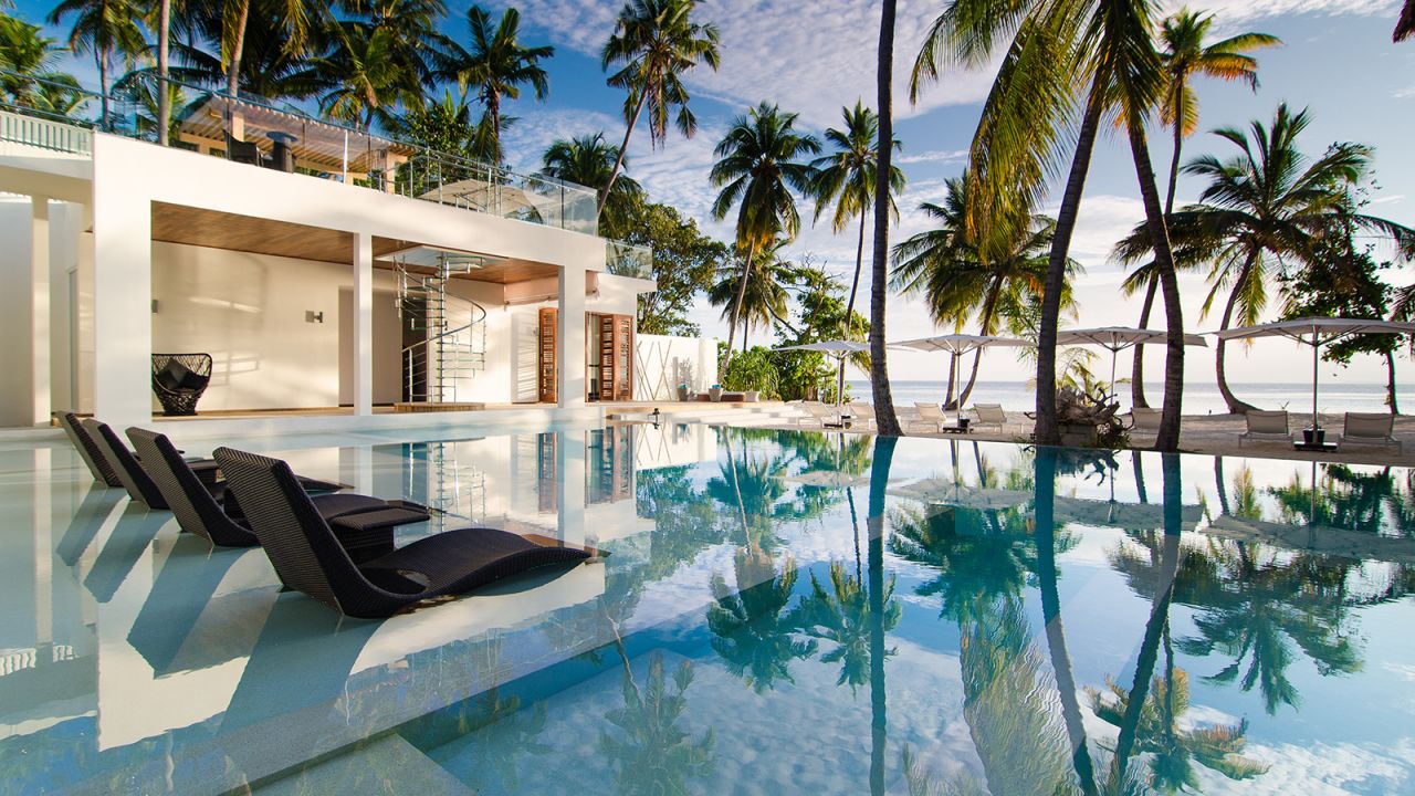 <strong>Amilla Villa Estate, Maldives:</strong> With bikes for exploring the island, 6 bedrooms and a beachside pool, this villa comes fully equipped. 