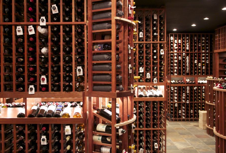 Located at the Crystal Springs Resort in New Jersey, Restaurant Latour stores its 75,000 bottles in a custom-built, nine-room cellar. "Latour's bottle storage is beautifully laid out, romantically lit, and held behind a massive heavy wood door for dramatic effect," says Molesworth.