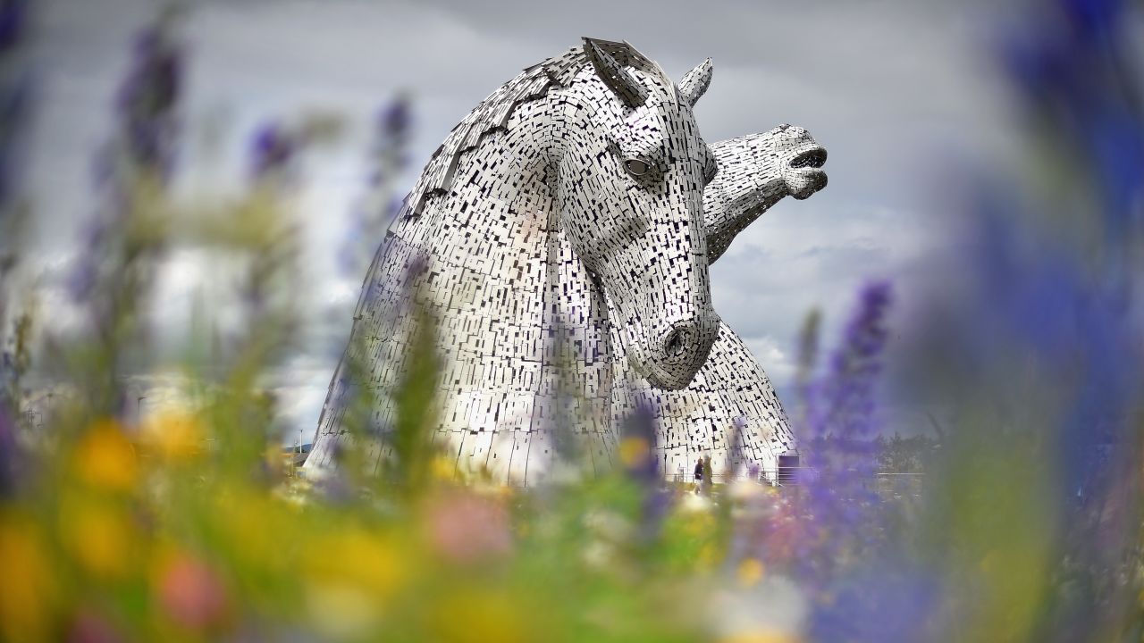 The site of the Battle of Falkirk might still be a mystery, but the city's huge horse sculptures are an arresting landmark.