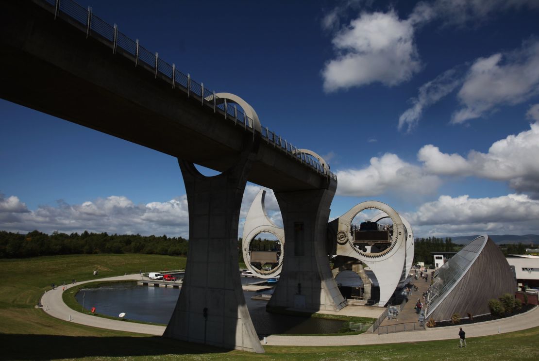 The Falkirk Wheel is a marvel of engineering. 