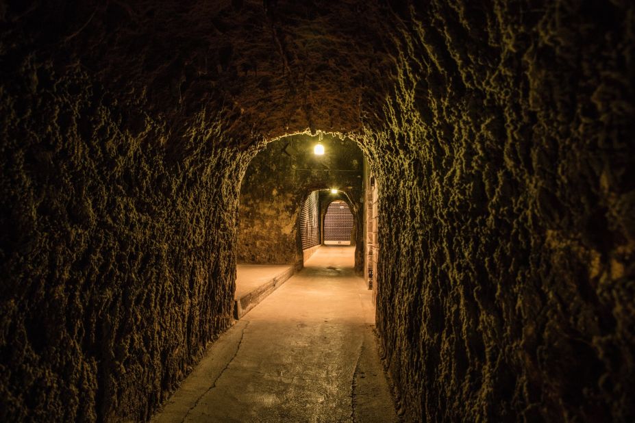 Founded in 1862, Schramsberg Vineyards is one of the oldest sparkling wine houses in Napa Valley, with a cellar that stores roughly 2.7 million bottles. Built into volcanic caves, the cellars stretch across 34,000 square feet.
