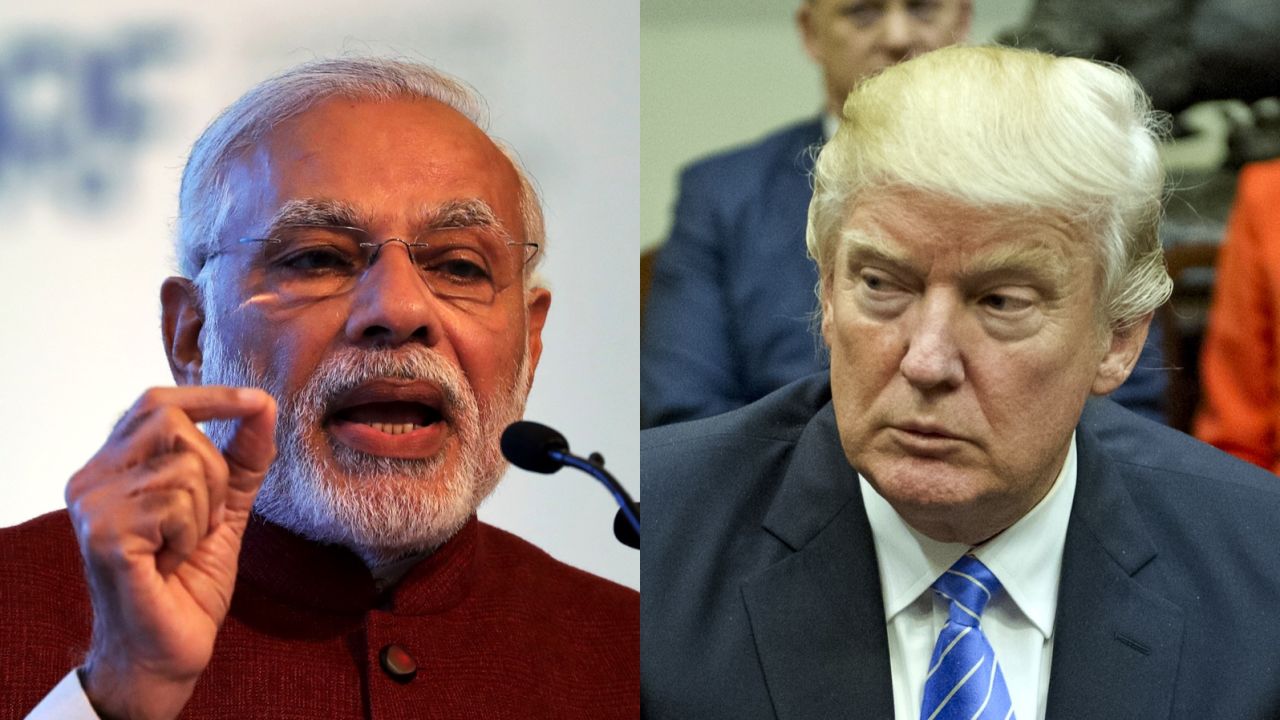 Trump Modi split